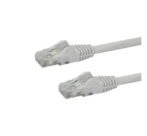 Startech N6PATCH5WH 5 ft. Cat6 Ethernet Patch Cable with Snagless, White