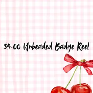 Unbeaded Badge Reels