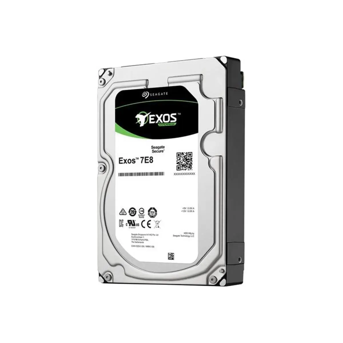 Seagate Exos Internal Hard Drive - 3.5 in, 4TB, SATA Interface, 7200RPM, 256MB Cache, 6GB/s Transfer Speed, 512E Format