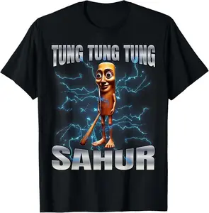 Unisex Tung Tung Tung Sahur T-Shirt women graphic shirts