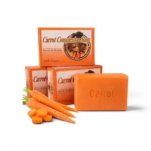 Carrot Complexion Soap Beauty Bar with Carrot Oil Pack of 12 125g Each