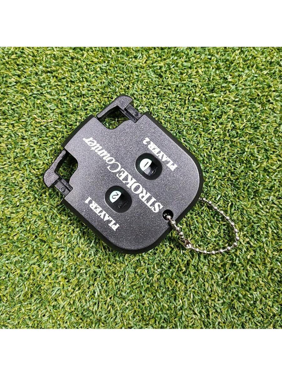 Mini Golf Score Counter with Keychain – 2-Digit Stroke & Putt Tracker for Practice, Training & Play, Portable Golf Accessory 🇺🇸 Fast Ship