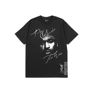 Pop Smoke x Vlone Faith T-shirt Black (men) by StockX