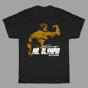 Arnold Schwarzenegger Mr Olympia Muscle Unisex T-Shirt full size color