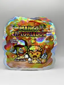 Mexican Themed variety Mylar packaging w/ capacity for eight holographic packaging