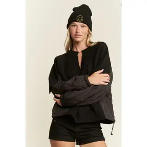 Jane Crochet Puffer Sweater