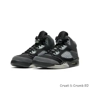 Retro-style Anthracite black and gray color scheme casual sports versatile durable and comfortable basketball shoes
