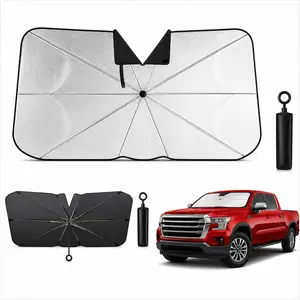 Universal Foldable Car Windshield Sun Shade Umbrella for SUV Truck Sedan – UV Block Front Window Sun Visor Heat Insulation Reflective Auto Sunshade
