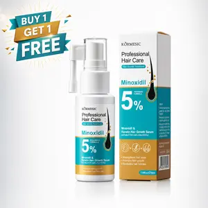 KÖRMESIC 5% Minoxidil Hair Regrowth Treatment 30ml - Anti-Hair Loss Formula for Daily Use Clinically Proven Professional Haircare