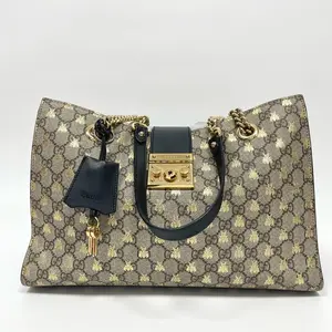 Pre-owned GUCCI Bee Padlock Tote Bag, Base Length 35cm, 2018, Item No. N21978408