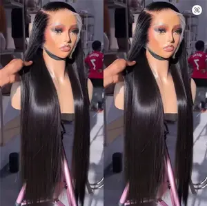 Bling Hair Straight 30 32 Inches 13x4 Transparent Lace Front Human Hair Wigs 13x6 Lace Frontal Wig 5X5 Lace Closure wig 180 Density #NovaTopFinds