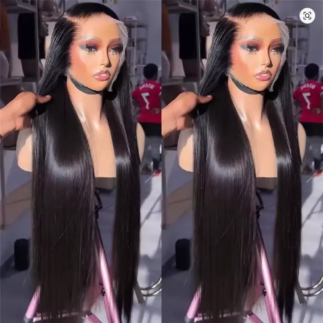 Bling Hair Straight 30 32 Inches 13x4 Transparent Lace Front Human Hair Wigs 13x6 Lace Frontal Wig 5X5 Lace Closure wig 180 Density #NovaTopFinds