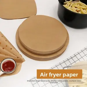 Round Parchment Paper, 50/100/200pcs Non-stick Precut Cake Pan Parchment Liner, Baking Paper for Baking, Grilling, Steaming, Air Fryer, Microwave