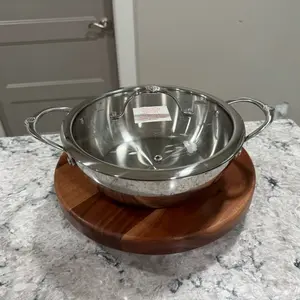 Princess heritage, cacerola acero inoxidable de 3QT. Princess house
