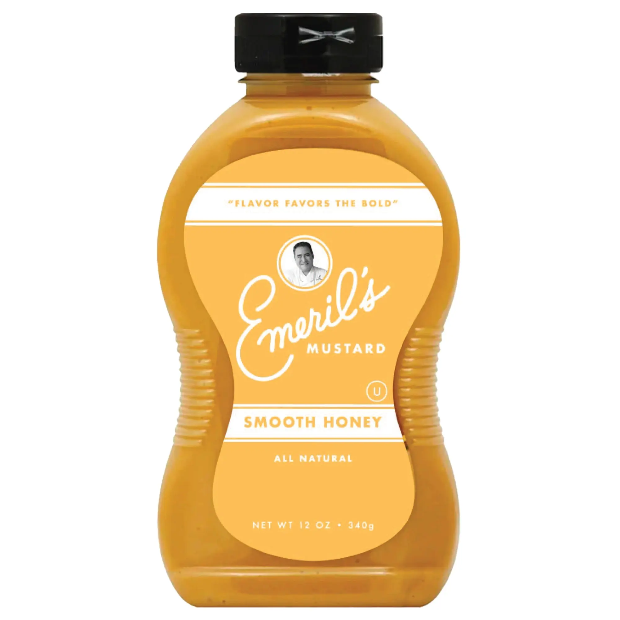 Emeril Lagasse Premium All-Natural Gourmet Mustard Sauces - 12 oz Cooking Staple with Dijon, Jalapeño, Smooth Honey, Deli Style, Kicked Up Horseradish Flavors