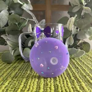 Bows Glass Cup