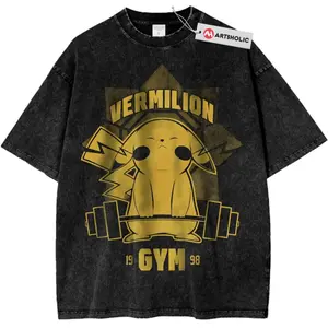 Pikachu Shirt, Pokemon Shirt, PKM Shirt, Anime Shirt, Vintage T-Shirt