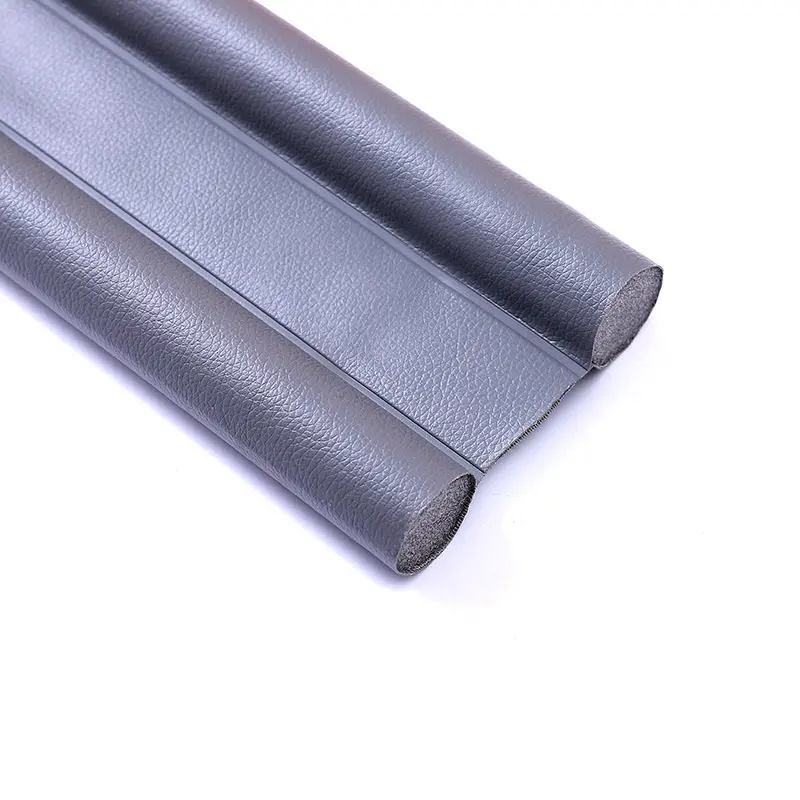 37 In Adjustable Reusable Silicone Foam Fabric Windproof Seal Strip, Home Door Bottom Gap Seal - Blocks Noise, Cold Air, Dust, Odors, Light - Fits Indoor/Outdoor Doors, Festive Gift for Graduation