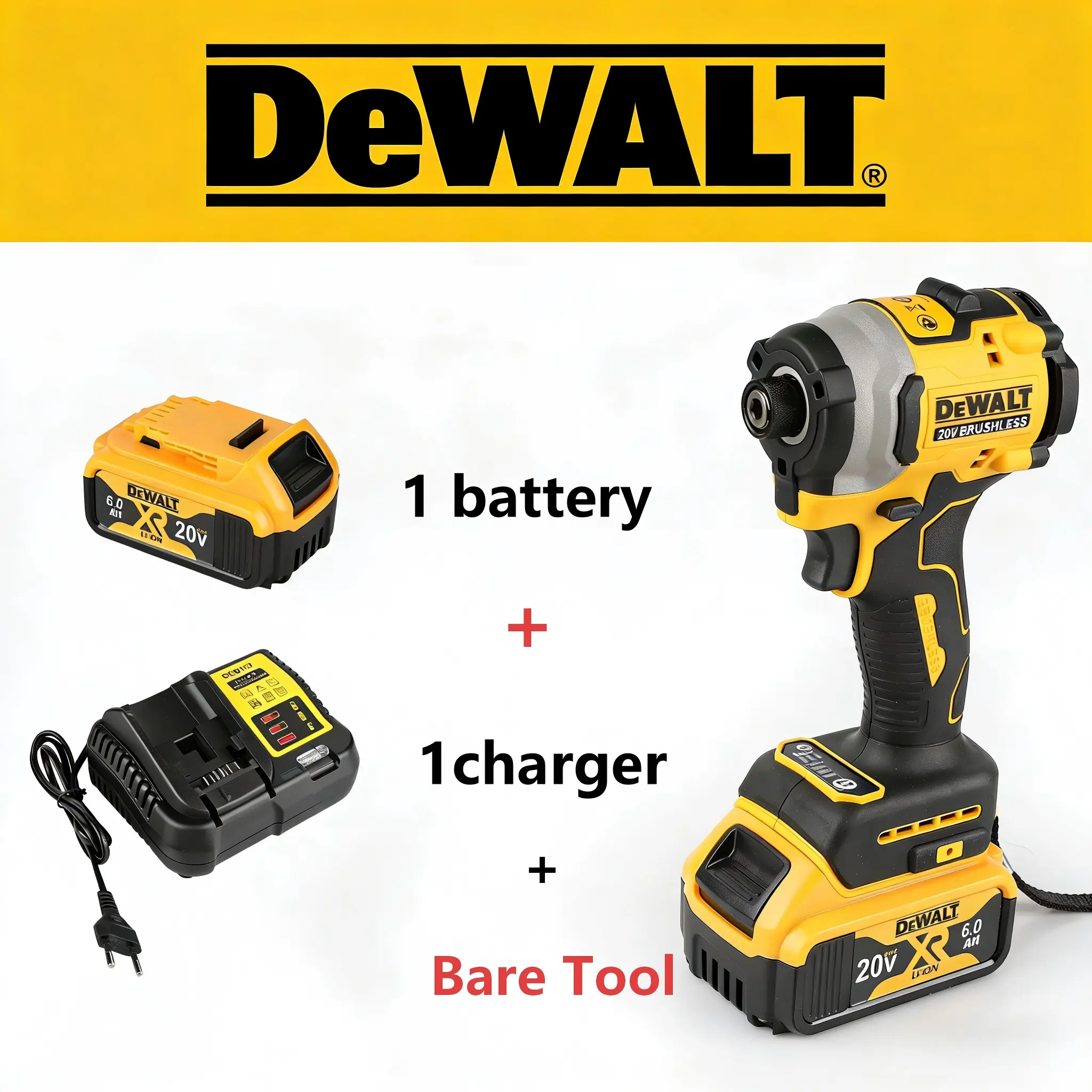 DCF850QZJ 1Battery +1Charger-us