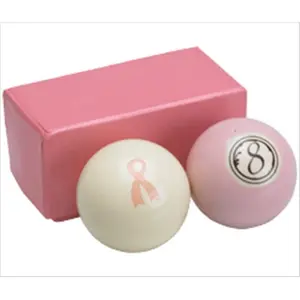 Billiards Accessories  Pink Set - Cue Ball and 8 Ball, Eight Ball Feature