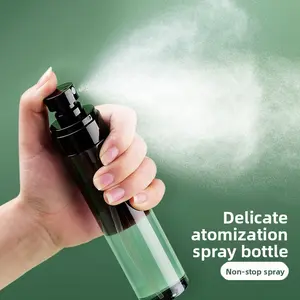 Refillable atomizing spray bottle, BPA-free and odorless, ideal for hair, skin care, plants, leak-proof design, durable and portable.
