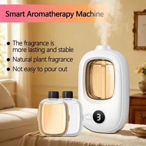 Portable mini aroma diffuser, deodorizing air freshener for home, bedroom, office, and bathroom; portable aroma diffuser for home use, odor removal, and long-lasting fragrance