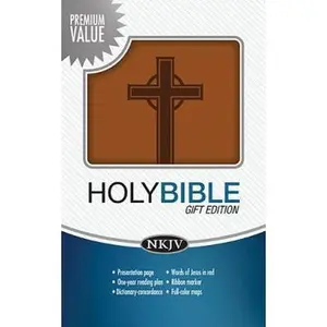 USED-Nkjv Gift Bible Custom Brown by Thomas Nelson (Paperback)