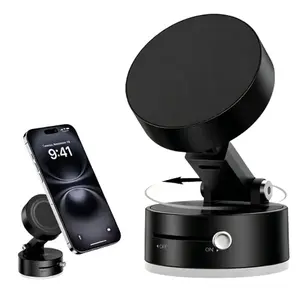 【Father's Day Gift】Joytutus 360° Rotatable Vacuum Suction Cup Car Phone Mount - Strong Suction, Compact, Portable, Folding, Landscape-Portrait Switch - Suitable for Cars, Mirrors - Automotive Interior Accessory