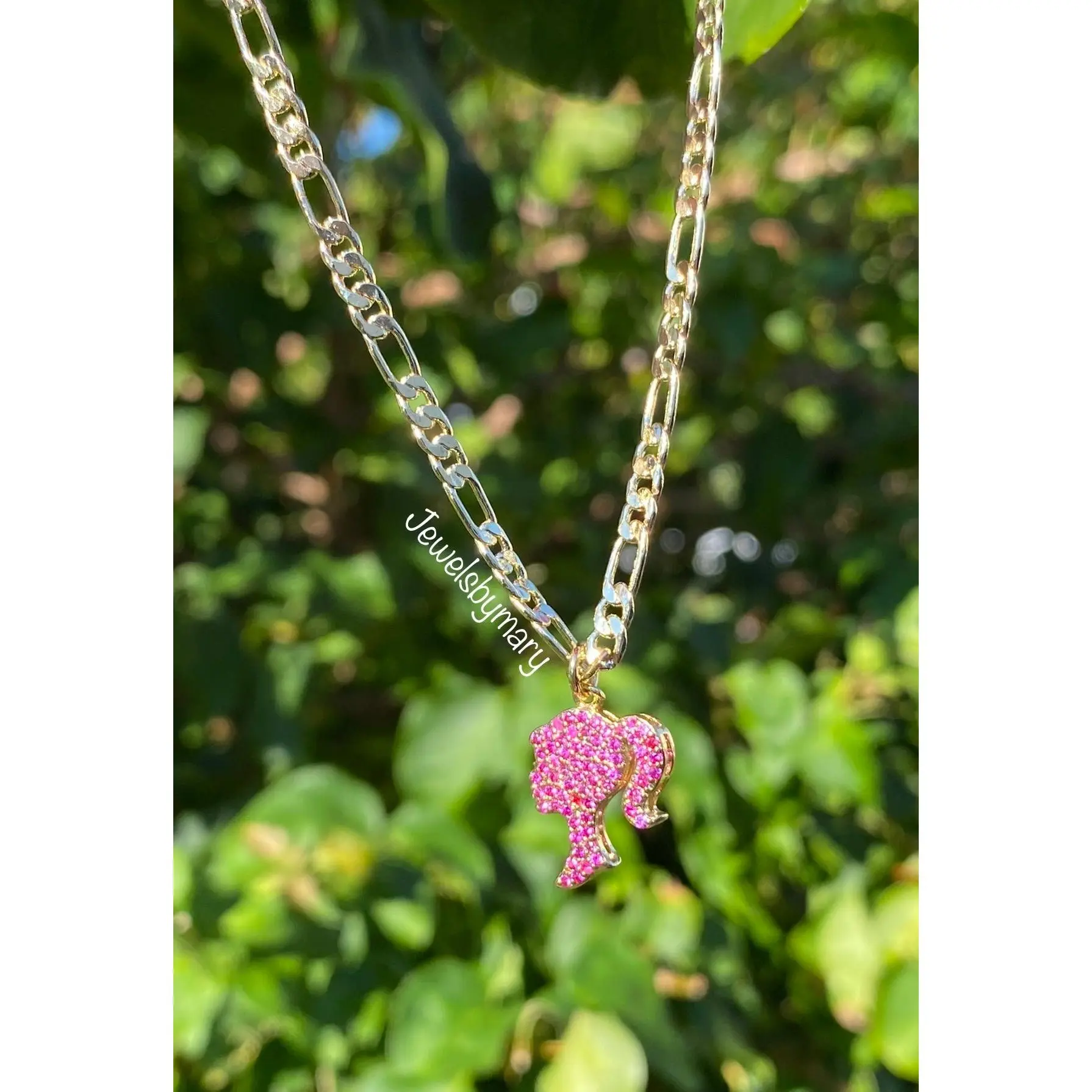 Hot pink  necklace