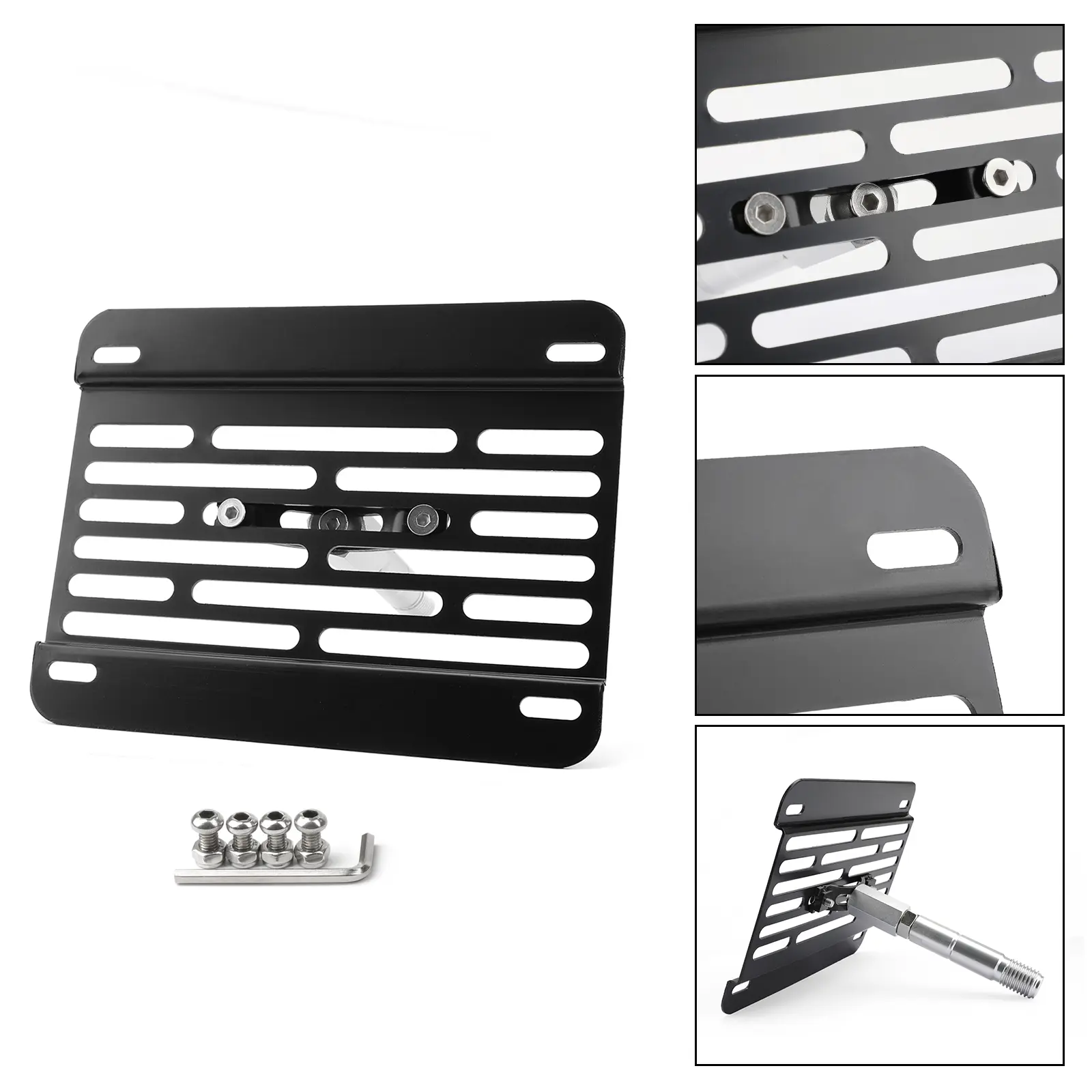 New Bumper Tow Hook License Plate Mount Bracket Holder For Mazda3 Mazda6 CX5 MX5