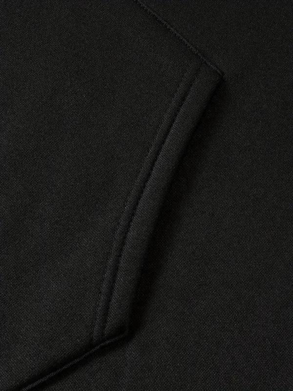 Harley Style Brand Logo Printed Hoodie Sweatshirt, Fitted Long Sleeve Hoodie with Pockets, Fall & Winter Fashion