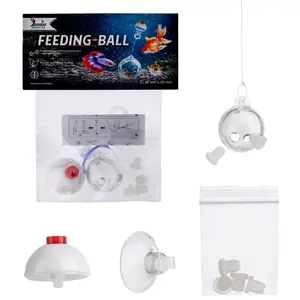 Lawnies Aquatics Feeder Ball - Interactive Fish Feeding Toy for Aquariums, Slower Dispensing Fish Enrichment Food Ball for Goldfish, Betta, Mollies and More!