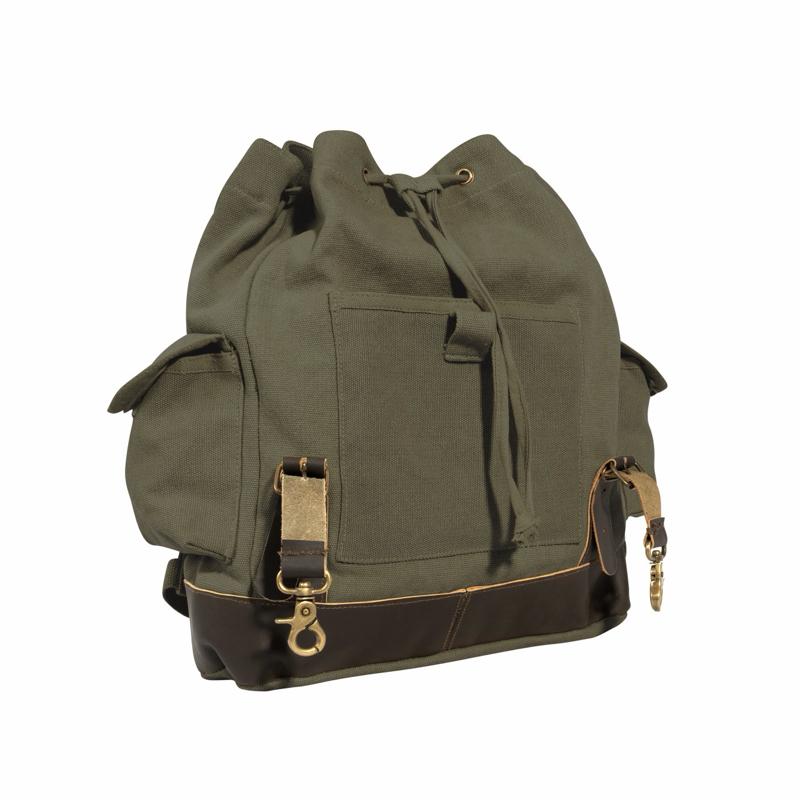 Rothco Vintage Expedition Rucksack - Classic Canvas Backpack for Everyday Adventures, Top Grade Water-Resistant Canvas, Spacious Compartment, Comfortable Straps Rothco Vintage Expedition Rucksack - Classic Canvas Backpack for Everyday Adventures, Top Grade Water-Resistant Canvas, Spacious Compartment, Comfortable Straps