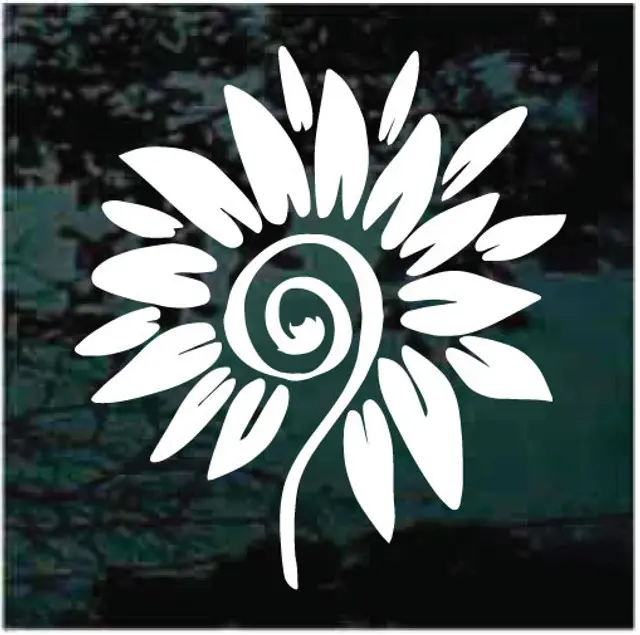 Sunflower Car Vinyl Decal Stickers