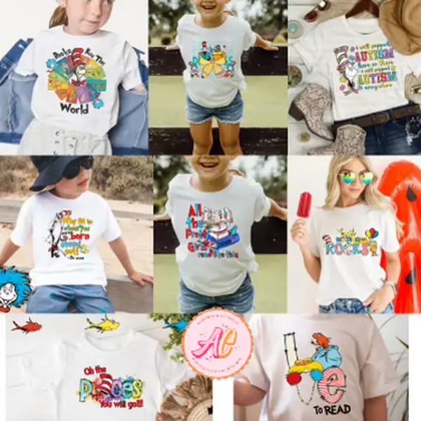 Dr. Seuss Reading Month Tees