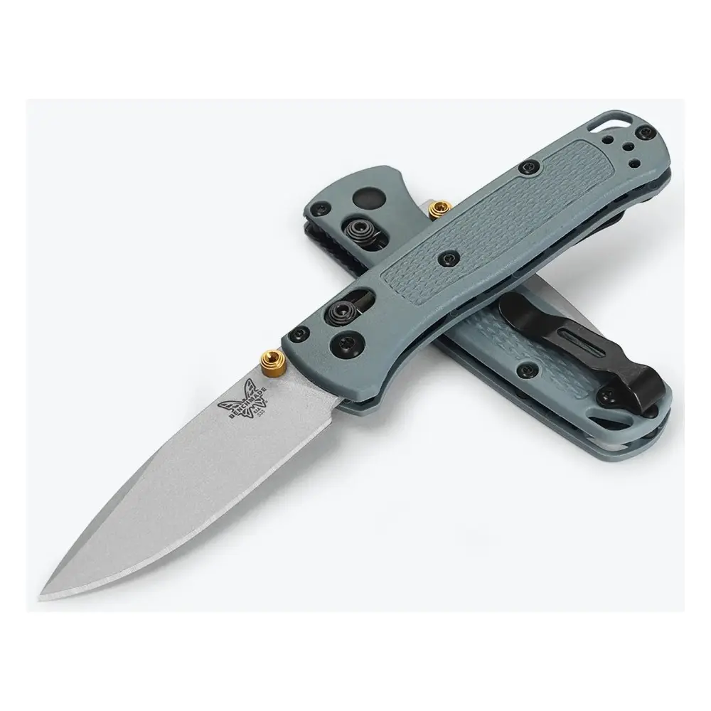 Benchmade 533SL-07 Navaja Mini Bugout Mango Grivory Acero, Multi Color