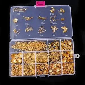 Jewelry findings accessory kits Jump rings  for DIY crafting with plier