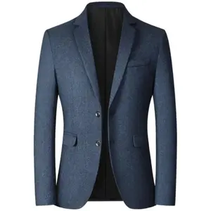 Men’s casual business suit jacket, spring and autumn woven jacket, professionally decorated blazer GARMENTARY