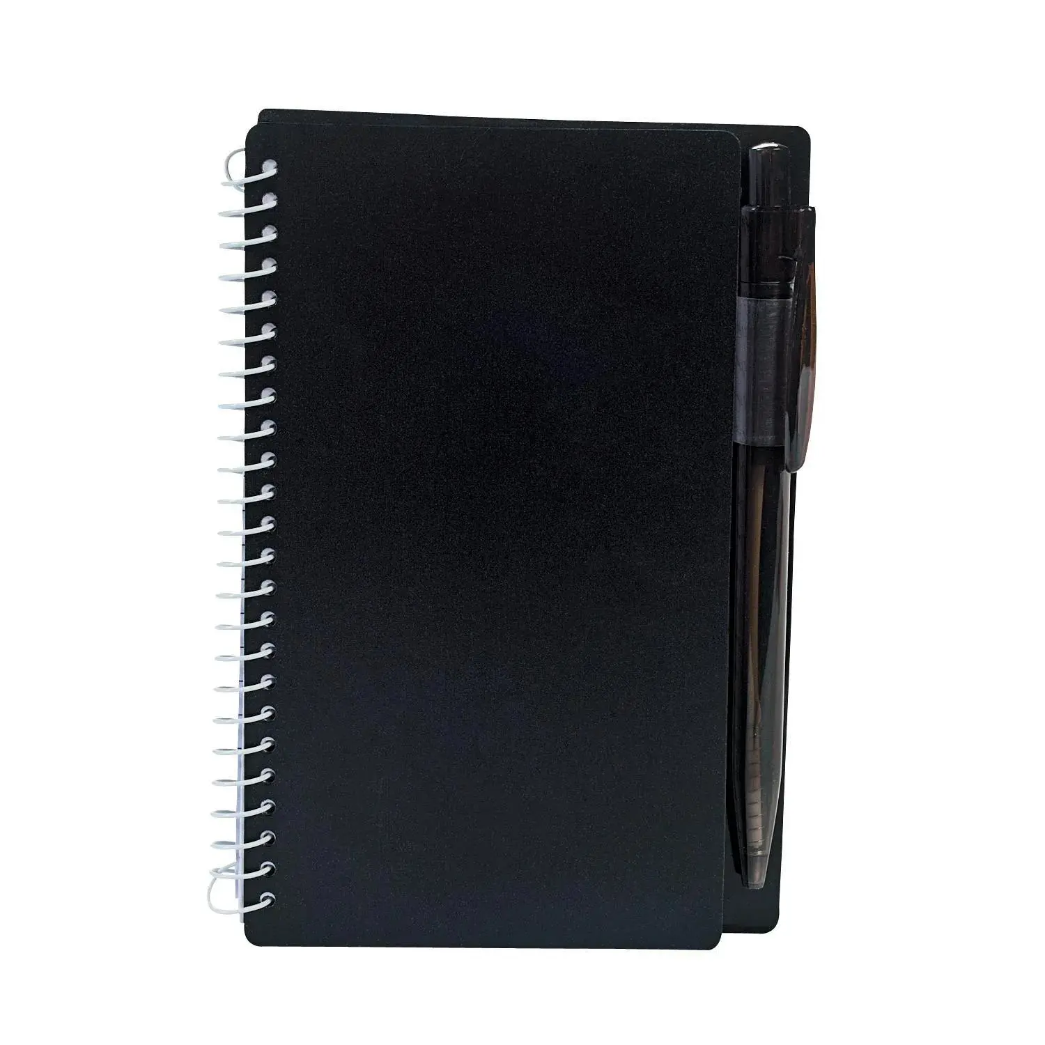 6" Black Spiral Paper Notebooks with Black Ink Pens - 12 Pc. 6" Black Spiral Paper Notebooks with Black Ink Pens - 12 Pc.