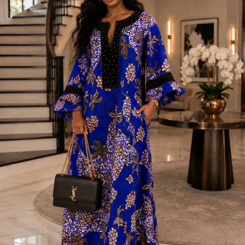 Asake Ankara gown