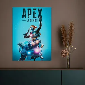 New AApex Legendsable Poster HD Heavy-Duty Self-Stick Waterproof Wall Decor Tool-Free Install Durable & Reusable Conceals Wall Flaws Elevates Home Style Perfect for Living Room Bathroom & Kitchen Easy Apply & Remove