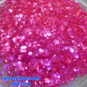 Fantasy Iridescent Hot Pink Glitter