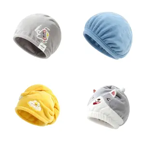 4Pcs Microfiber Hair Drying Towel Cap, Super Absorbent Quick-Dry Turban Wrap for Long & Curly Hair, Frizz Control