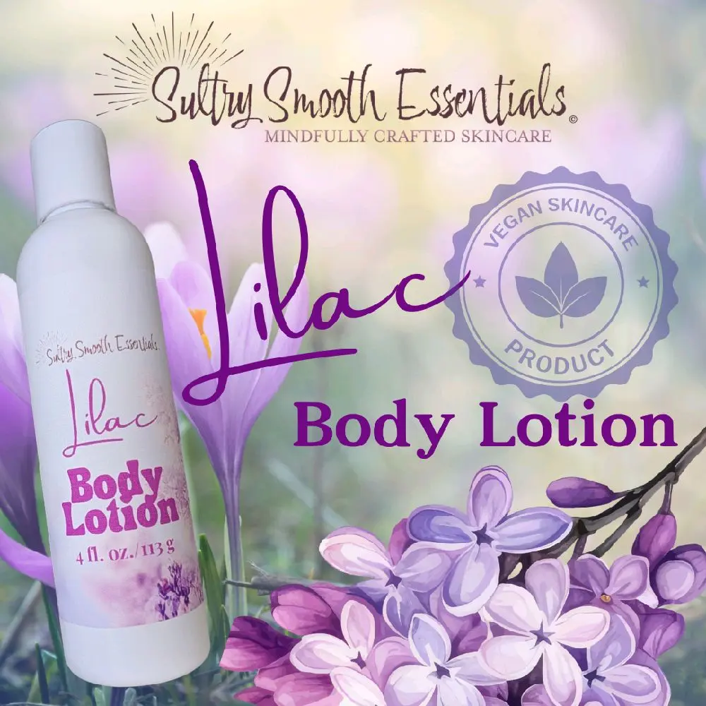 LILAC Hydrating Body Lotion Moisturizer Soothing Body Care Selfcare & Wellness Product with Avocado Oil for All-Day Hydration wife anniversary