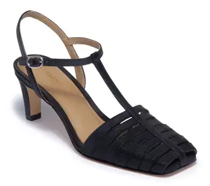 Bernardo Caged Leather Pump - Peoria