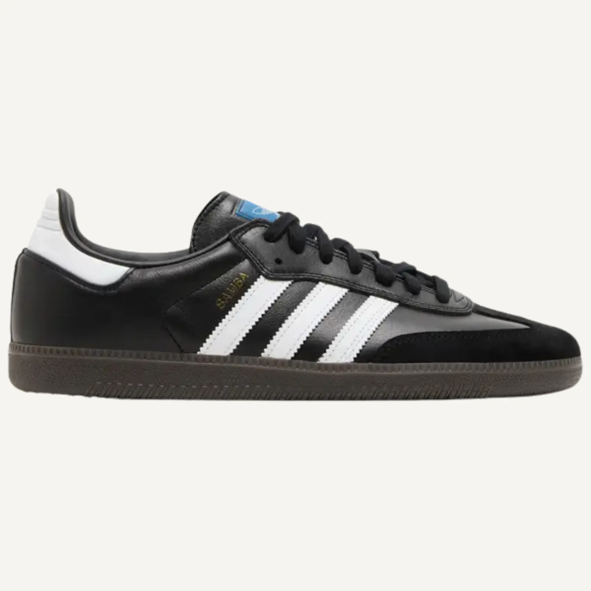 Men's Samba ADV Trainer in Core Black, Casual Leather and Suede Skate Shoe with a Reinforced Toe and Gum Cupsole, IE3100, Footwear, Closed, Athletic, Sports Shoes, Work Pants, Casual Wear, Lace-Up, Molded Liner, Rubber Cupsole, Skate-Specific, Sporty Chic
