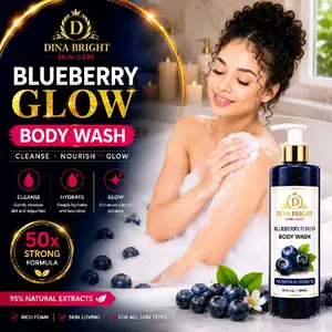 BLUEBERRY GLOW BODY WASH.