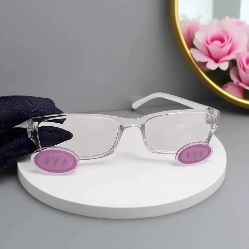 INS Powder Blusher Glasses Anime Cosplay Kawaii Eyewear Acrylic Transparent Fashion Retro Y2K Eyeglass Sunglasses Accessories