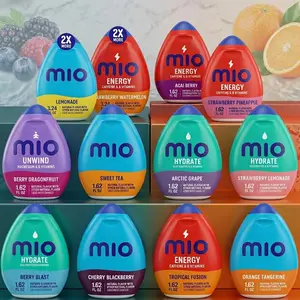 MiO Liquid Drink Mix Enhancer, Hydrate Energy and Sport Water Flavor Drops, Assorted Flavor Options, Easy Water Enhancer for Daily Use, 1.62 oz and 3.24 oz Bottles