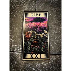 Life Tarot Card Sticker
